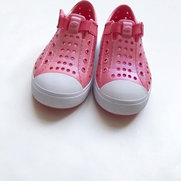 Sketchers pink iridescent water shoes EUC size 10 - Picture 4 of 6